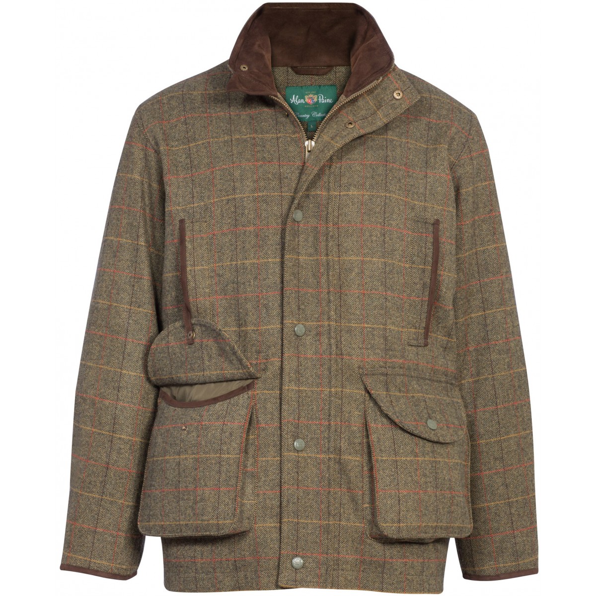 Alan Paine Tweed Field Coat Classic Fit Gilders Online