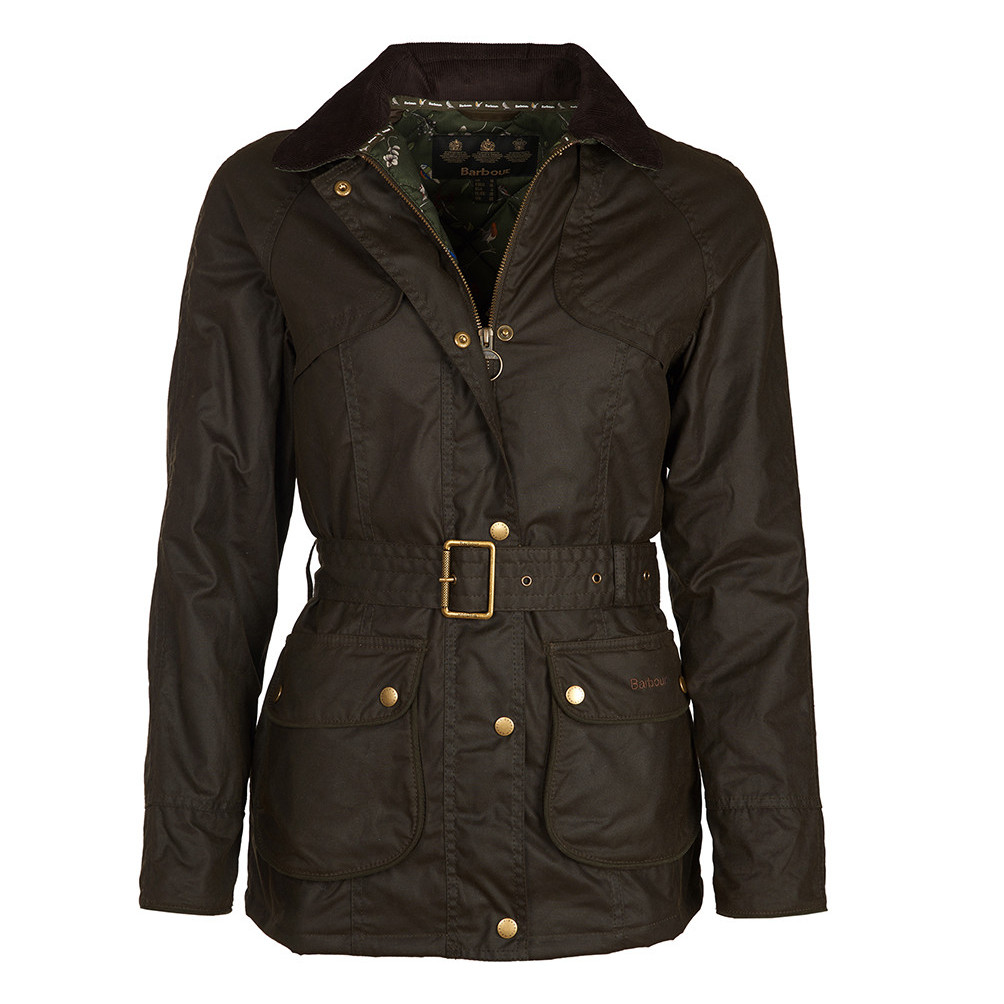 barbour womens belted jacket