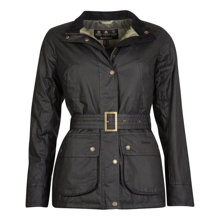 Barbour Winter Defence Waxed Jacket Olive Gilders Online