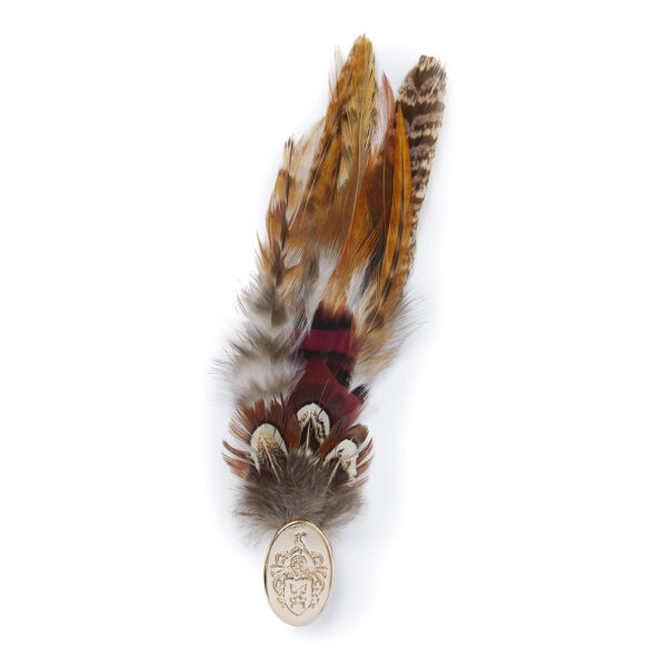 Virtual Store USA Feather Brooches Clips Scarf Pin
