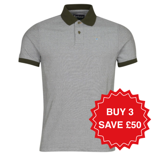 Barbour Sports Polo Mix - Dark Olive