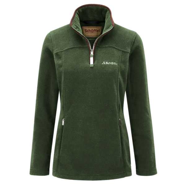 Schoffel Tilton 1/4 Zip Fleece - Forest