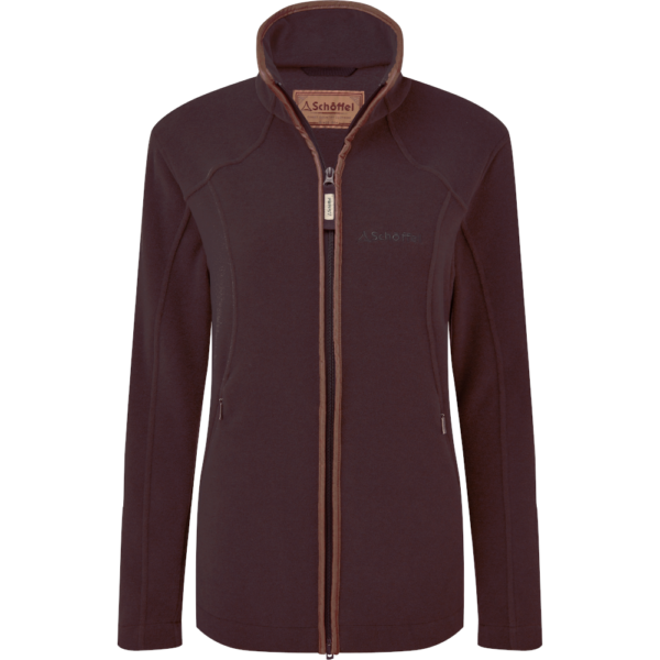 Schoffel Burley Fleece Jacket - Port