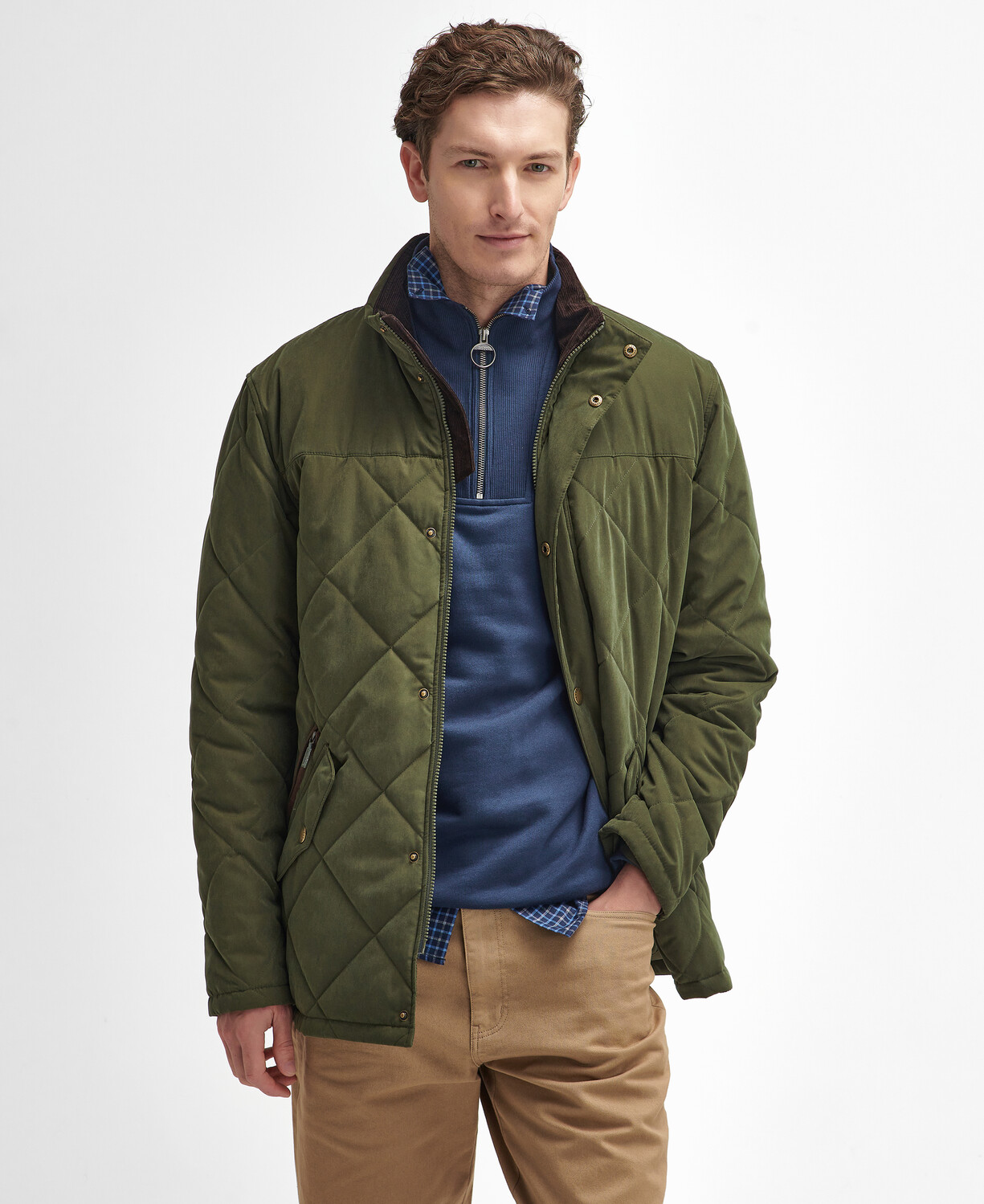 Barbour Elter Quilted Jacket Olive