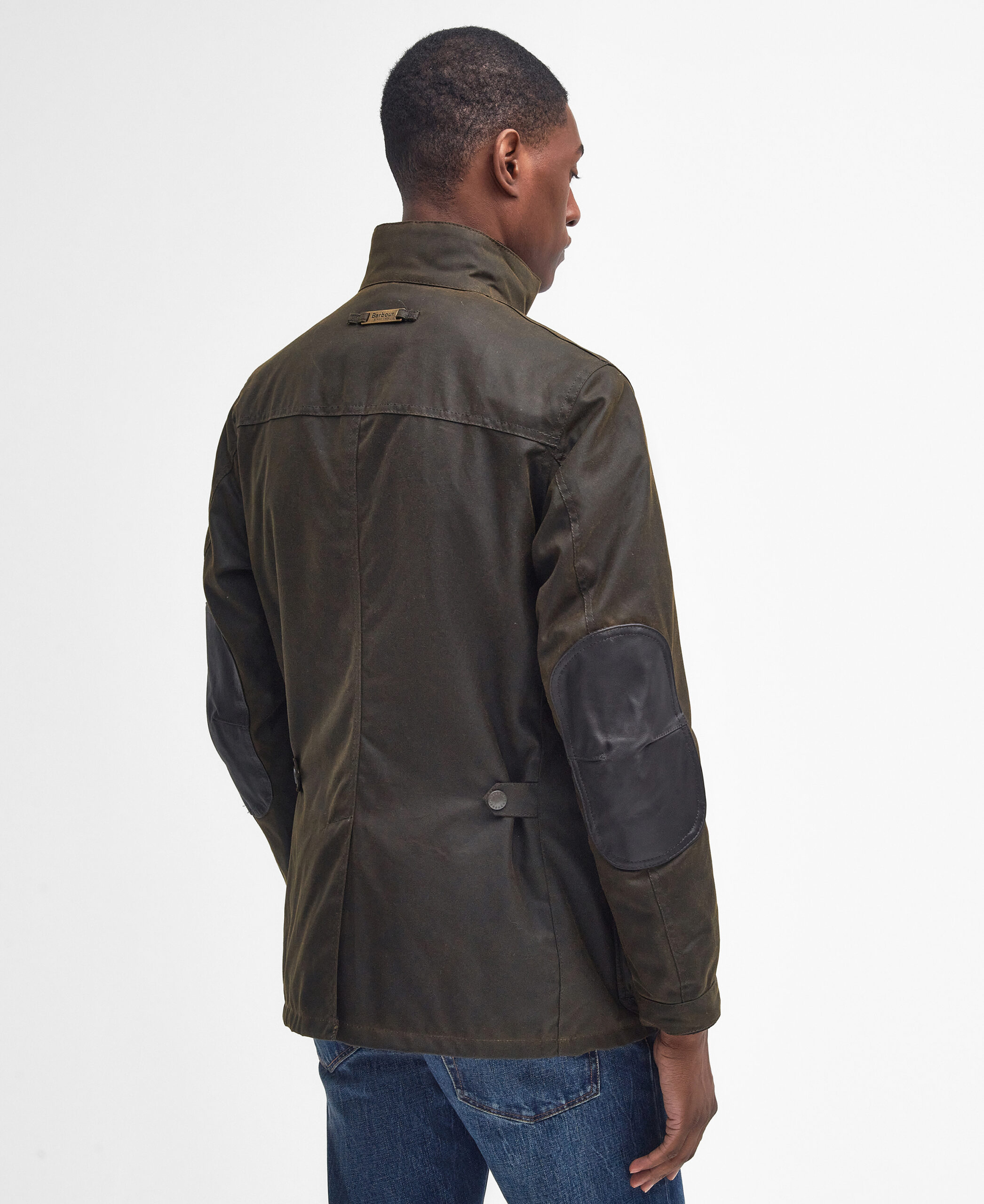 Barbour Ogston Wax Jacket Olive Gilders Online