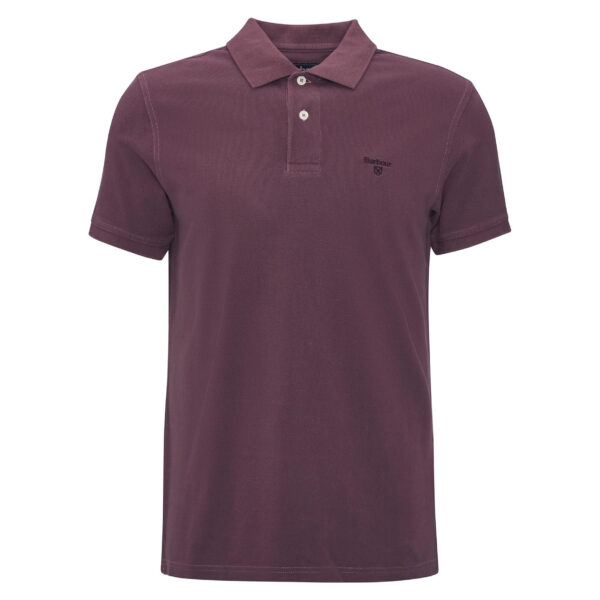 Barbour Washed-Out Sports Polo Shirt - Burnt Heather