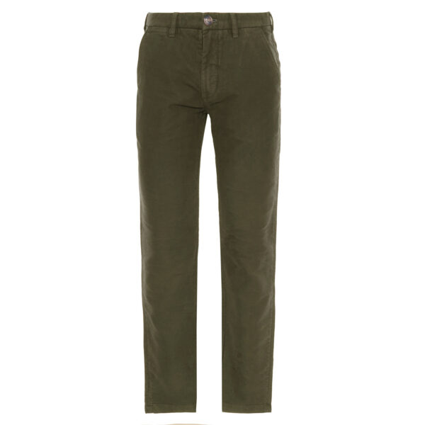 Barbour Moleskin Tailored Trousers - Dark Olive