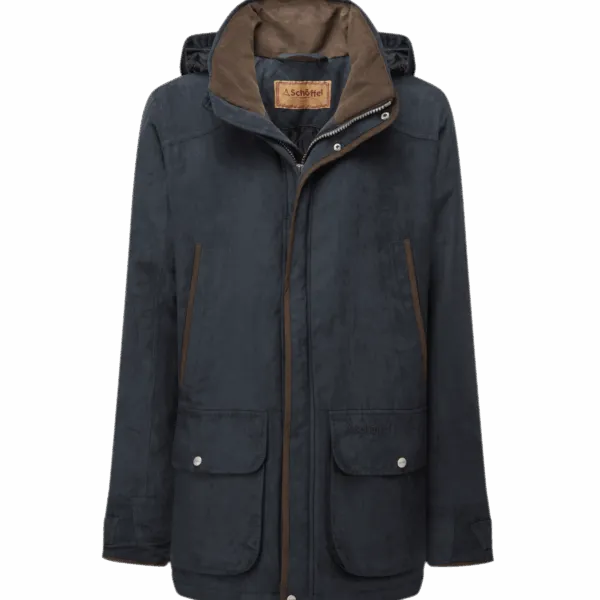 Schoffel Mens Oundle Country Coat - Carbon Navy