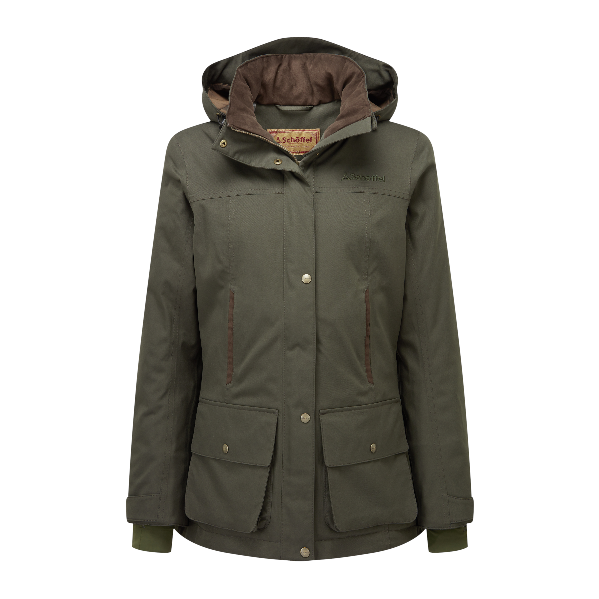 Schoffel Langton Country Coat - Dark Woodland