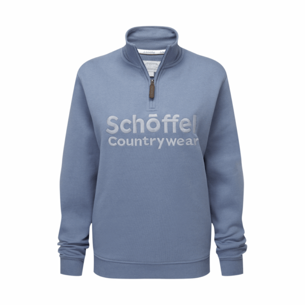 Schoffel St Issey Quarter Zip Sweatshirt - Storm Blue