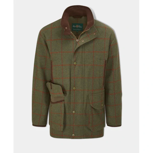 Alan Paine Combrook Men's Tweed Shooting Field Coat- Reed