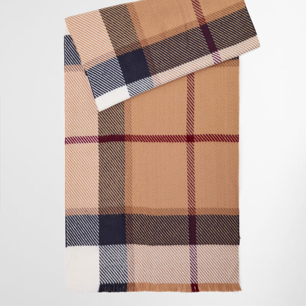 Barbour Blair Tartan Scarf - Hessian