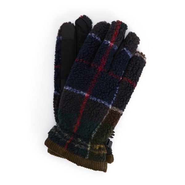 Barbour Field Tartan Fleece Gloves - Classic Tartan