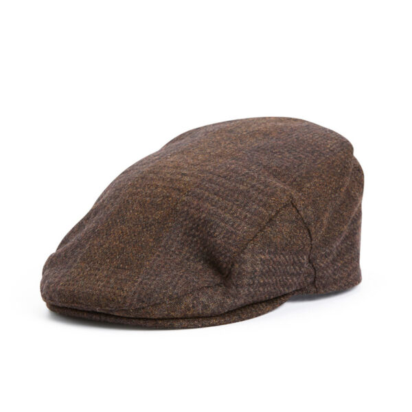 Barbour Deveron Flat Cap - Coffee