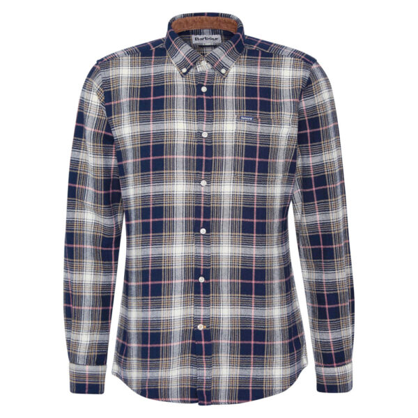 Barbour Whernside Tailored Long-Sleeved Shirt - Navy