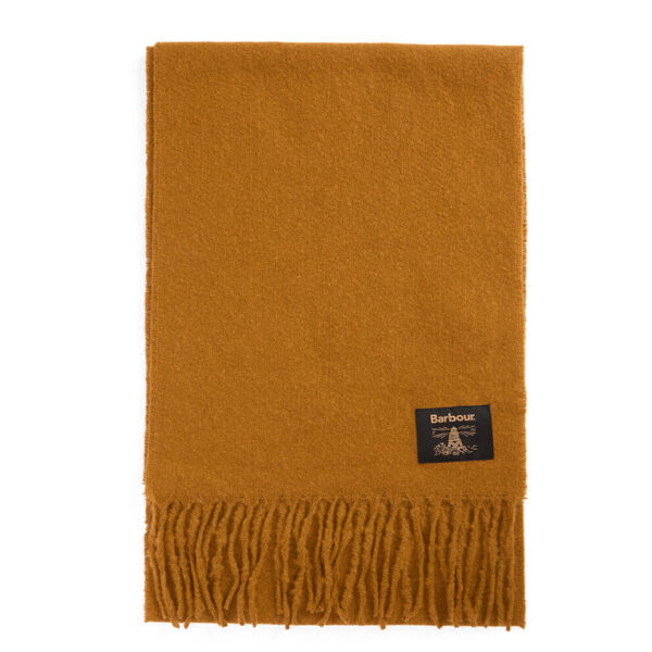 Barbour Brandy Boucle Scarf - Bronze Brown