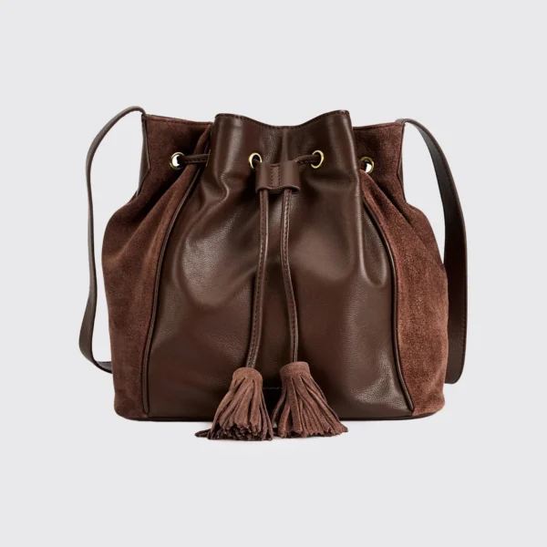 Dubarry Doonbeg Cross-body bucket bag - Cedar