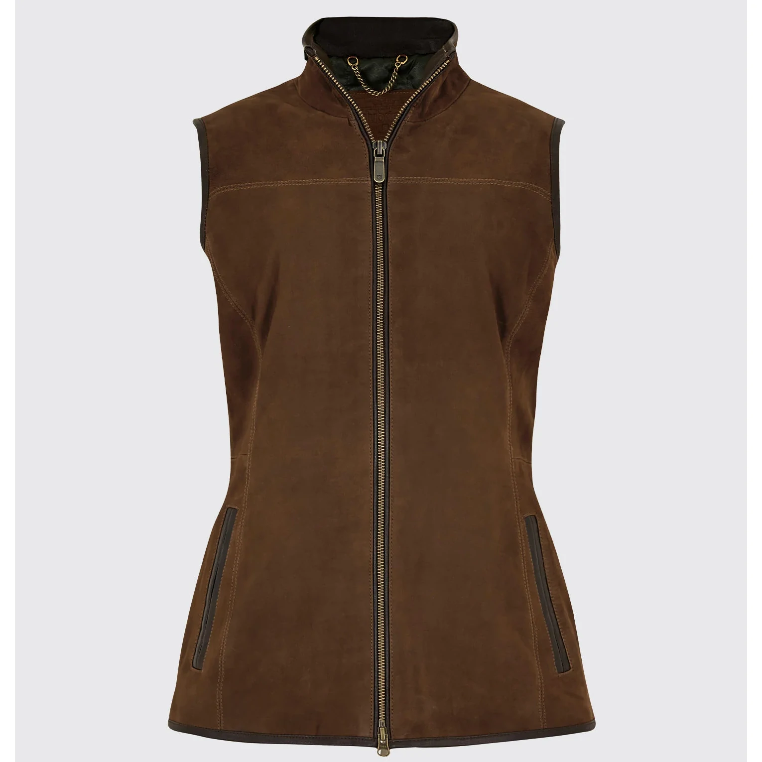 ladies-leather-gilet-walnut-kingston-435452-1