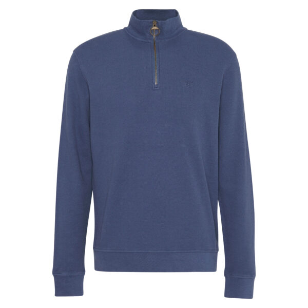 Barbour Pique Interlock Quarter-Zip Sweatshirt - Oceana