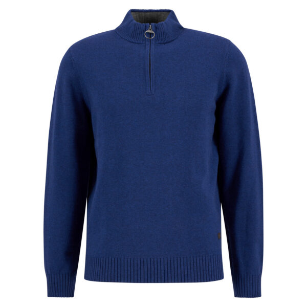 Barbour Kelson Quarter-Zip Jumper - Blue
