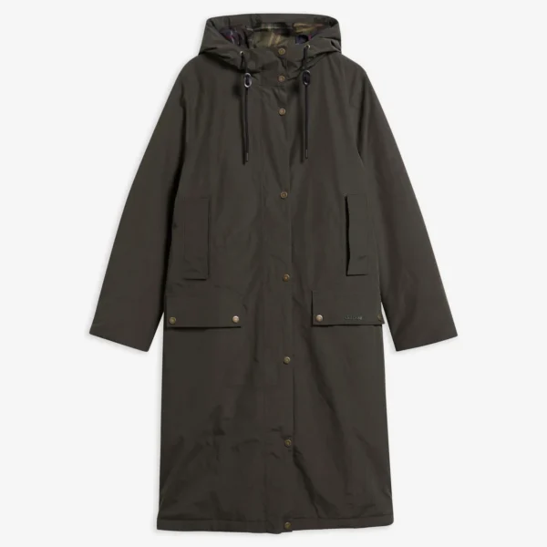 Barbour Matilde Long Waterproof Jacket - Sage