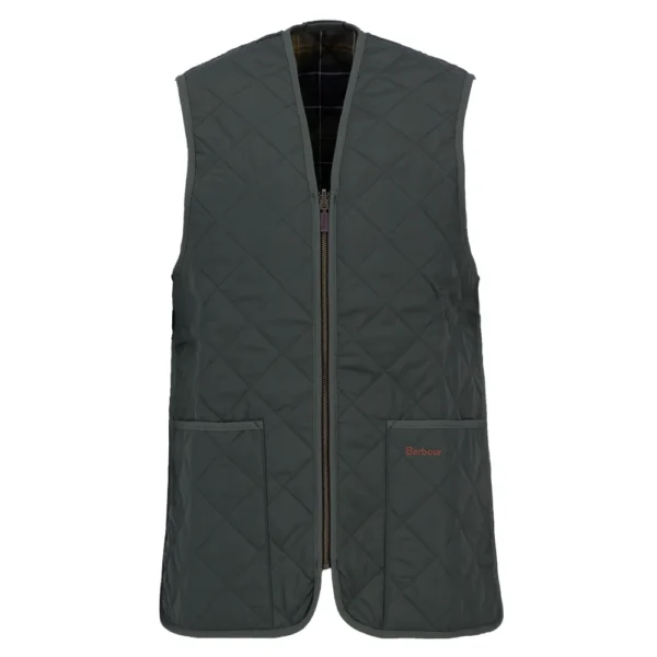 Barbour Quilted Zip-In Liner - Olive/Classic GN92