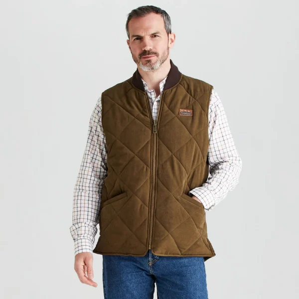 Ridgeline Men's Wester Skeld Gilet - Moody Teak