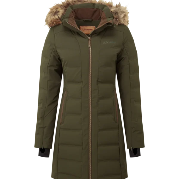 Schoffel Hurlingham Waterproof Down Coat - Forest