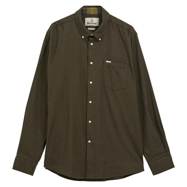 Barbour Sparrowhill Regular Long-Sleeved Shirt - Olive